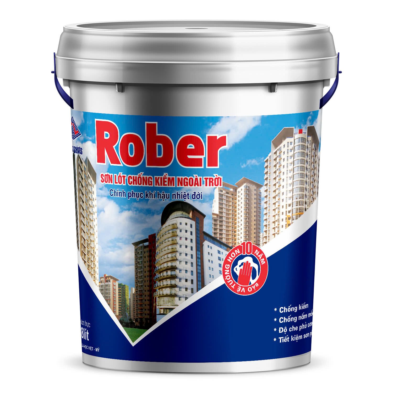 Rober Sơn lót chống kiềm ngoài trời 1 sơn lót chống kiềm ngoài trời Rober