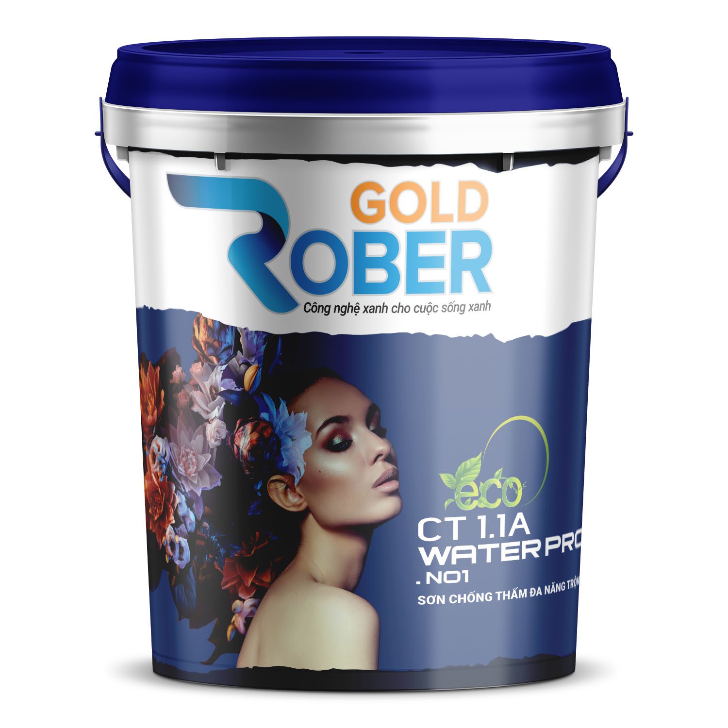 Rober Gold CT 1.1 A: Sơn chống thấm đa năng trộn xi măng 1 Rober Gold Sơn chống thấm đa năng trộn xi măng