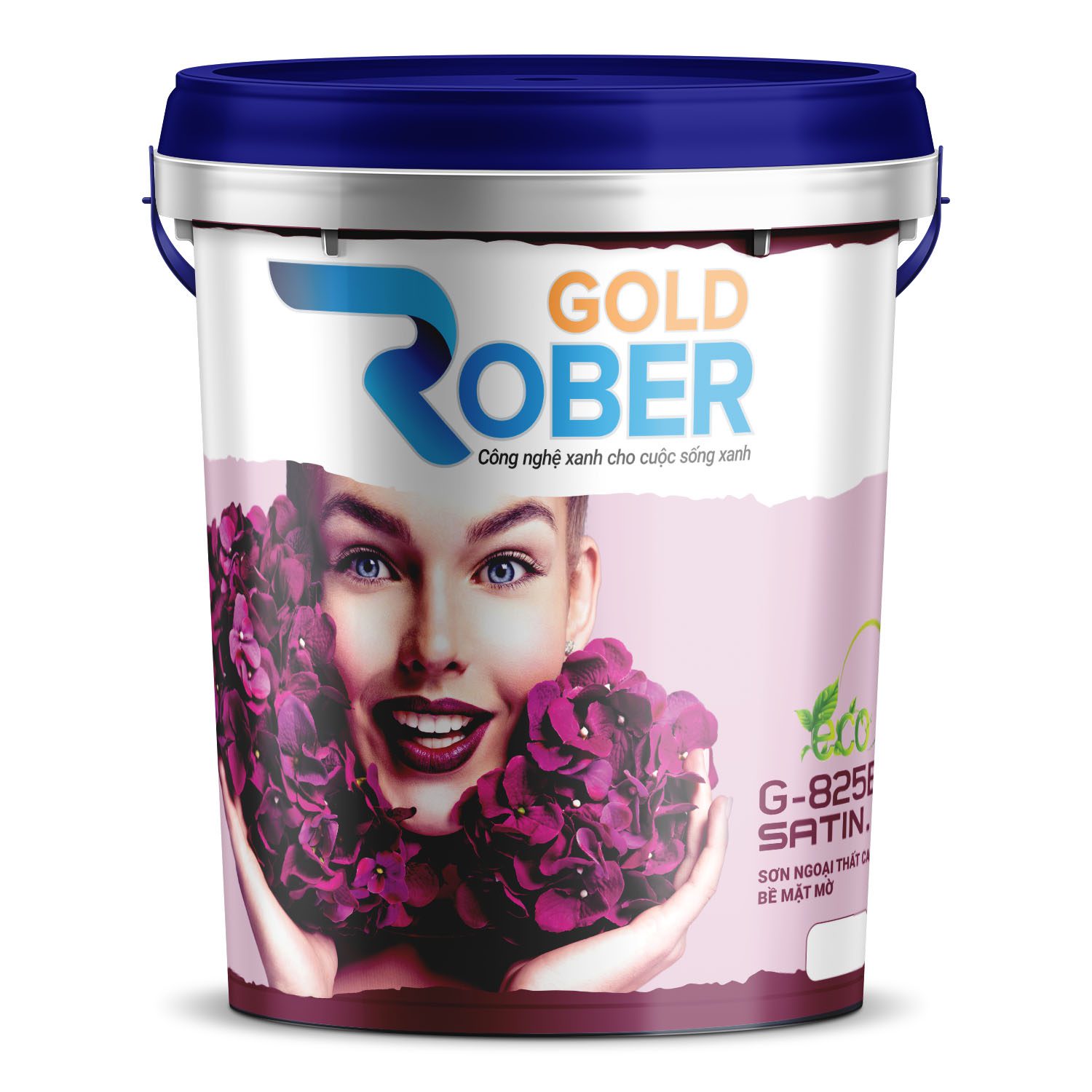 Rober Gold Sơn ngoại thất bề mặt mờ cao cấp - G-825B SATIN.EXT 1 Rober Gold Sơn ngoại thất cao cấp bề mặt mờ