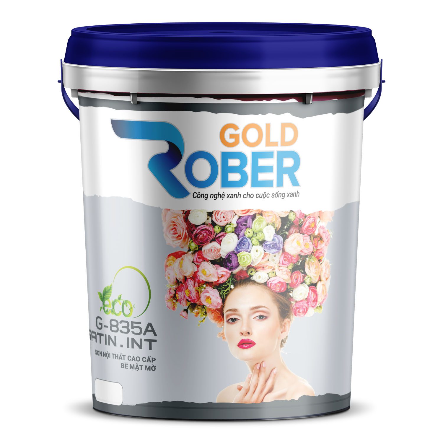 Rober Gold Sơn nội thất cao cấp bề mặt mờ - G-835A SATIN.INT 1 Rober Gold Sơn nội thất cao cấp bề mặt mờ