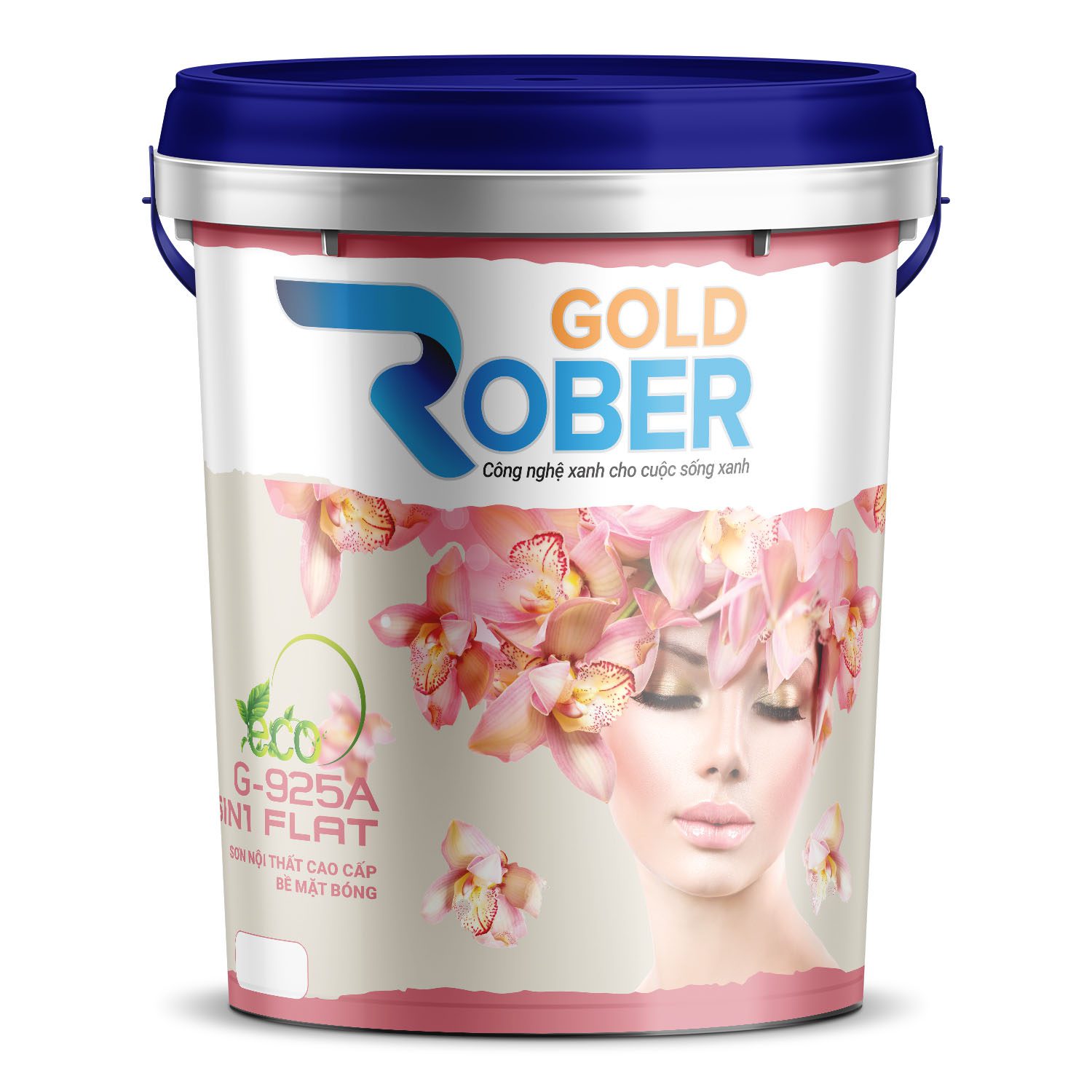 Rober Gold Sơn nội thất bề mặt bóng cao cấp- G-925A 5N1 FLAT 1 Rober Gold Sơn nội thất cao cấp bề mặt bóng