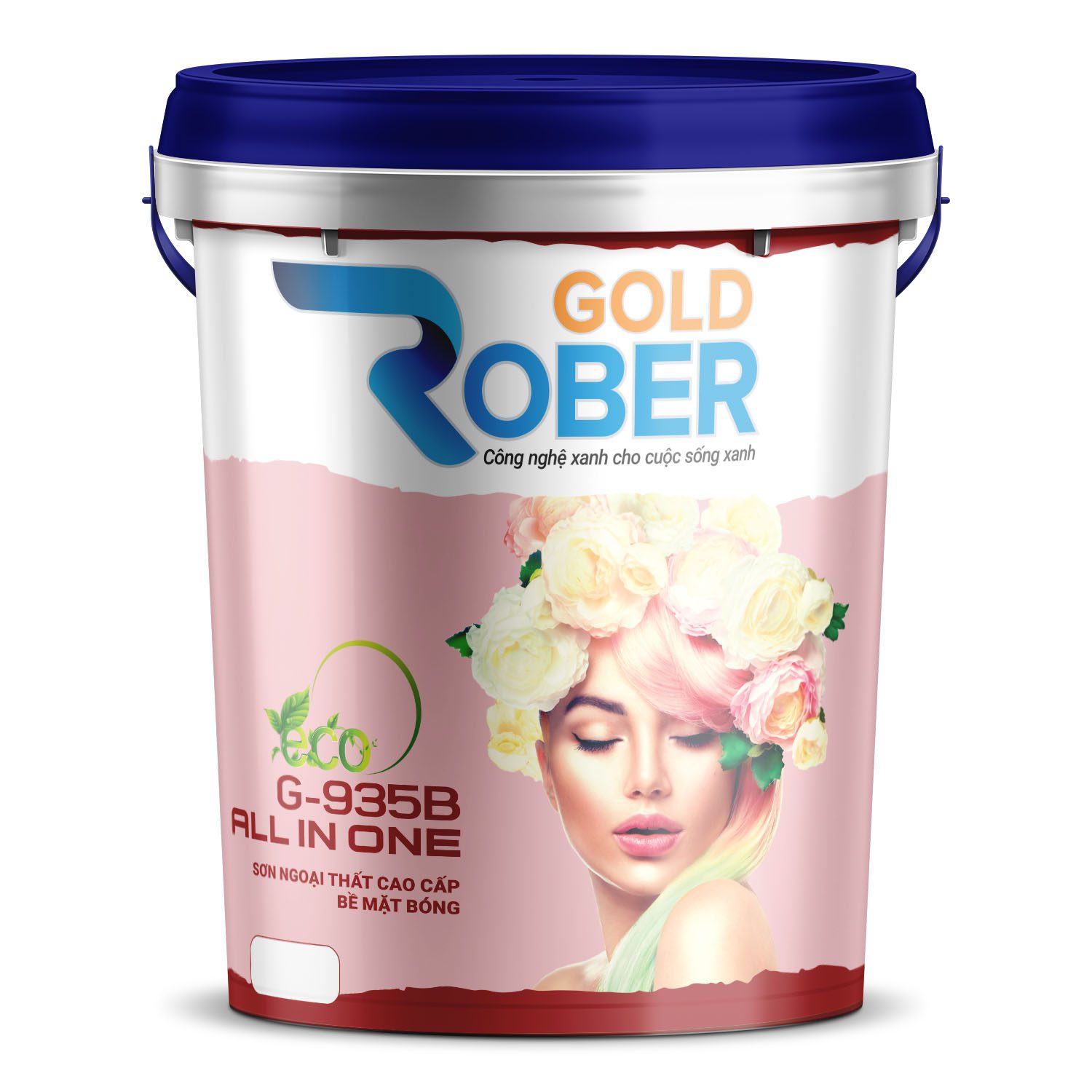 Rober gold sơn ngoại thất bề mặt bóng cao cấp - G935B ALL IN ONE 1 Rober gold sơn ngoại thất cao cấp bề mặt bóng