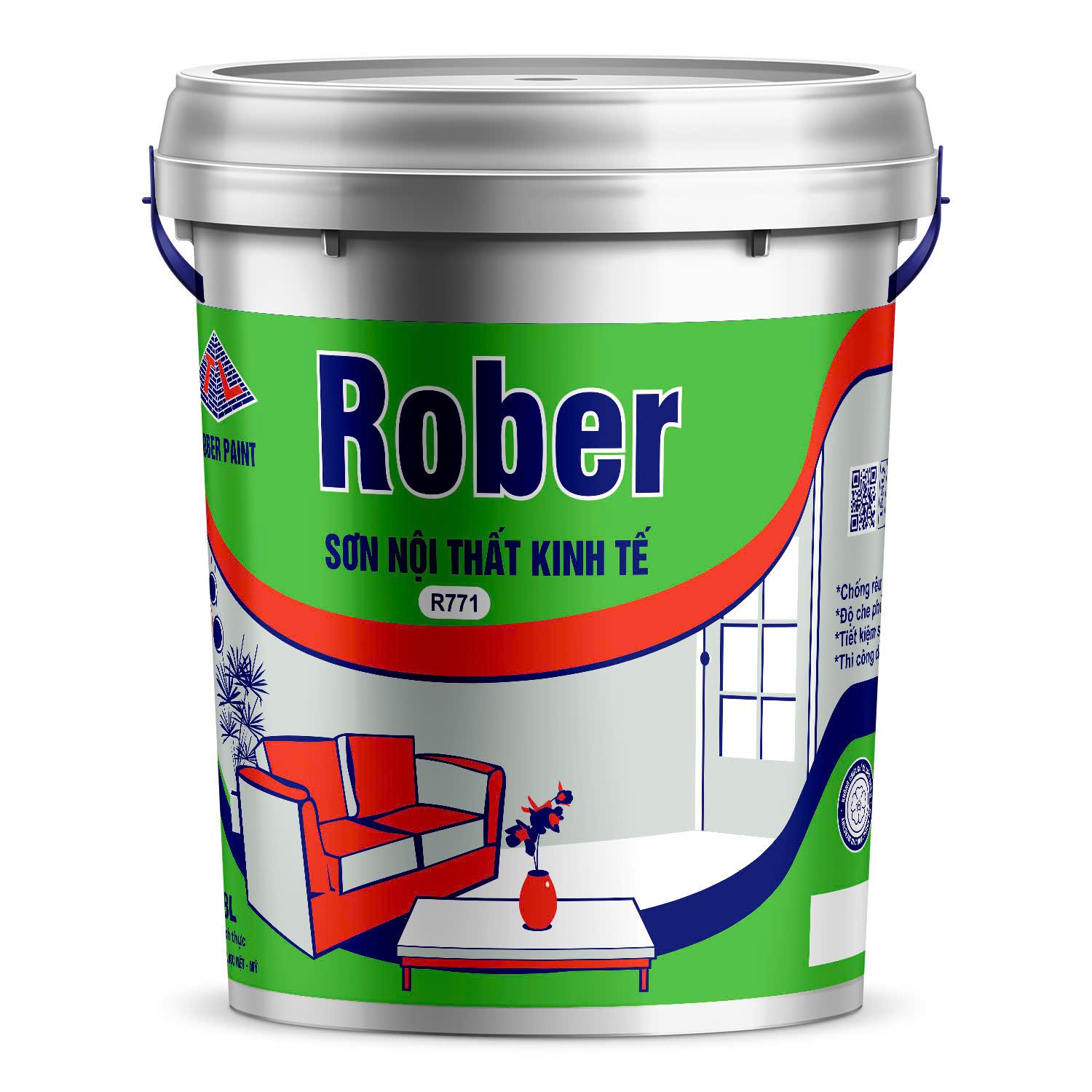 Rober sơn nội thất kinh tế 1 Rober sơn nội thất kinh tế