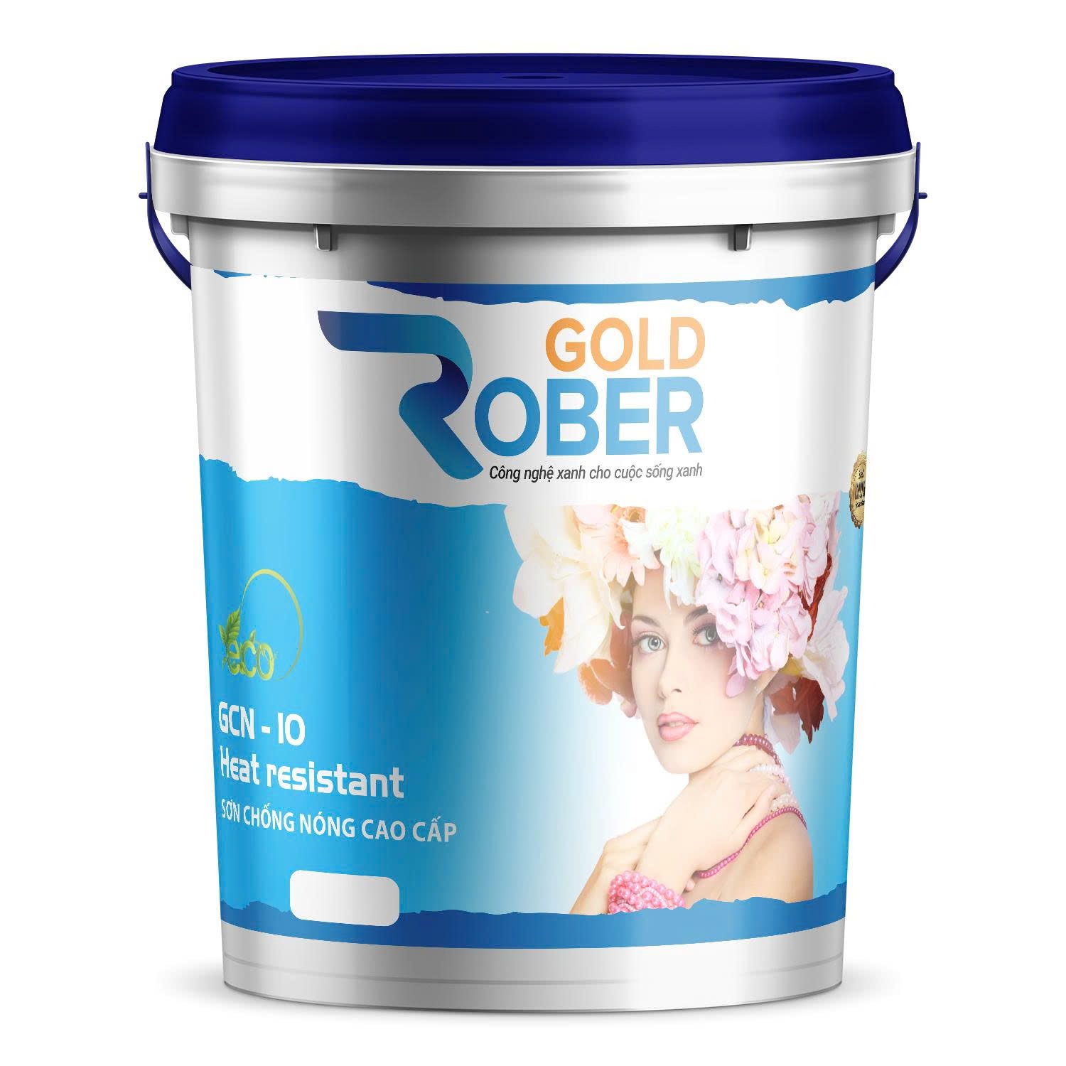 Rober Gold sơn phủ chống nóng- SUPER NO.1 Sơn chuyên dụng 1 rober gold sơn phủ chống nóng