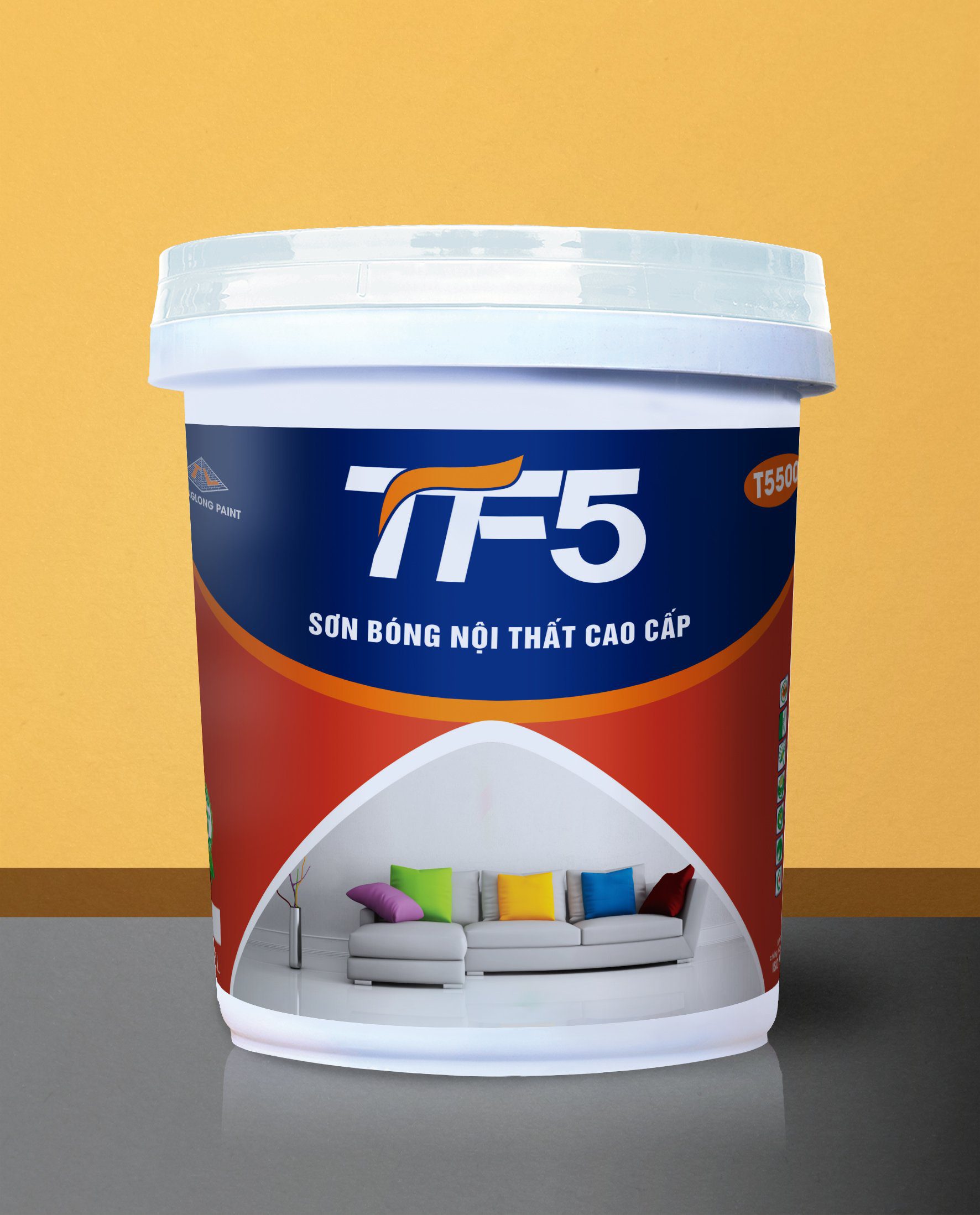 TF5 Sơn bóng nội thất cao cấp 1 TF5 sơn bóng nội thất cao cấp
