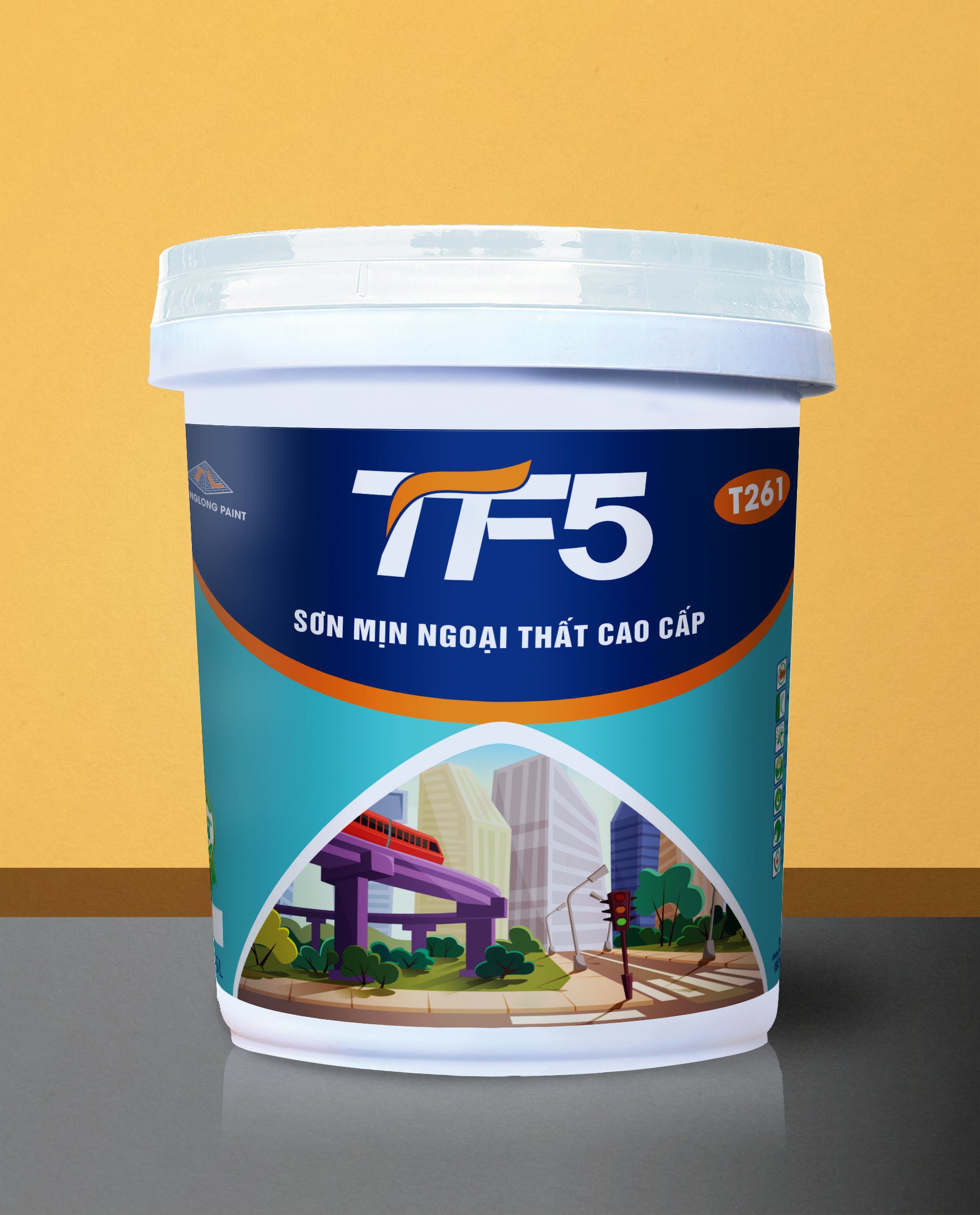 TF5 sơn mịn ngoại thất cao cấp 1 sơn mịn ngoại thất cao cấp tf5-t261