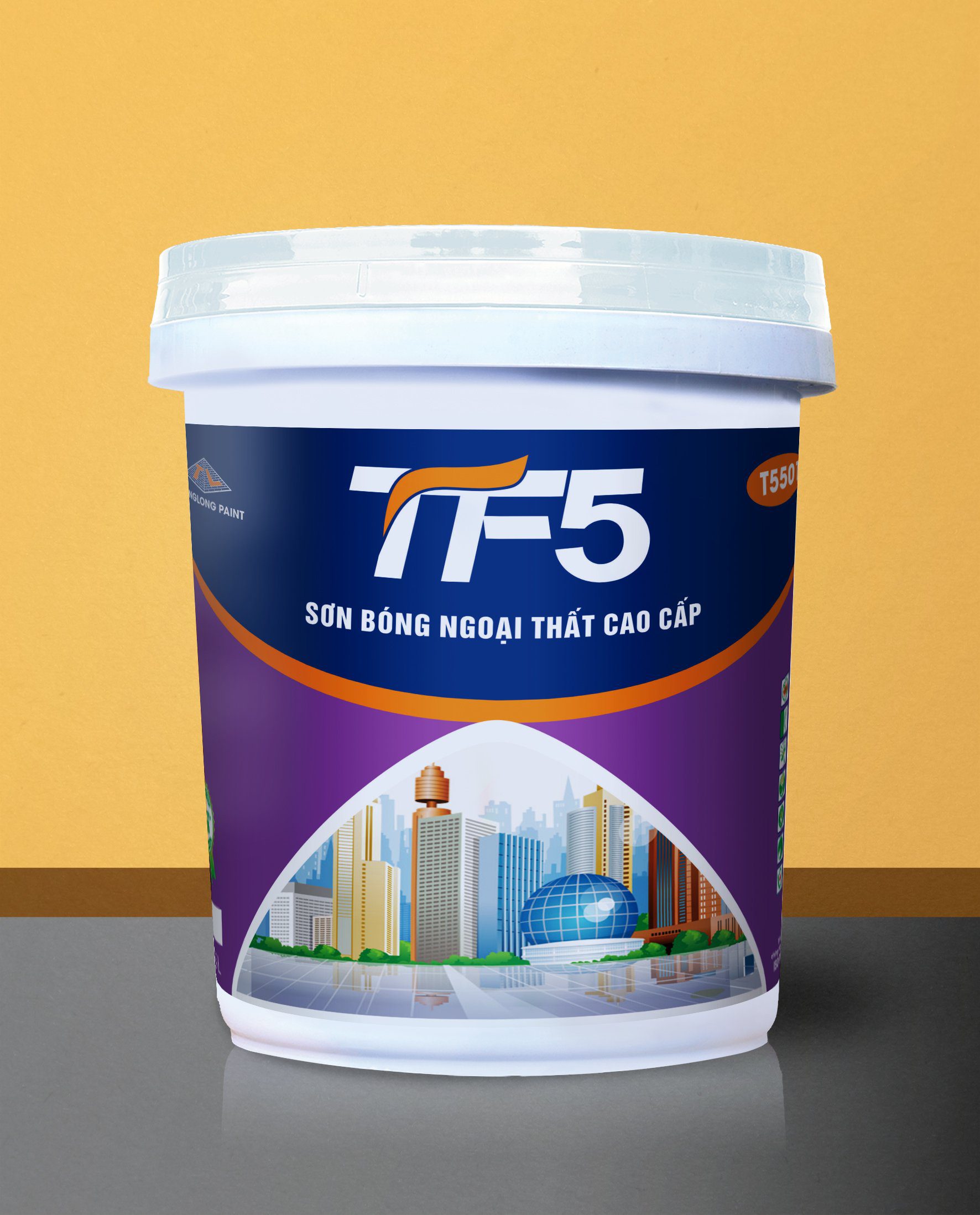 TF5 sơn bóng ngoại thất cao cấp 1 TF5 sơn bóng ngoại thất cao cấp