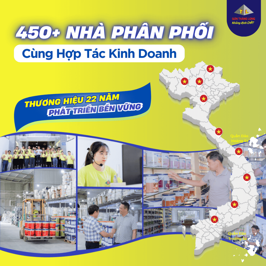 Sơn Thăng Long - Tuyển Dụng Nhà Phân Phối Sơn Toàn Quốc 1 tuyển nhà phân phối sơn