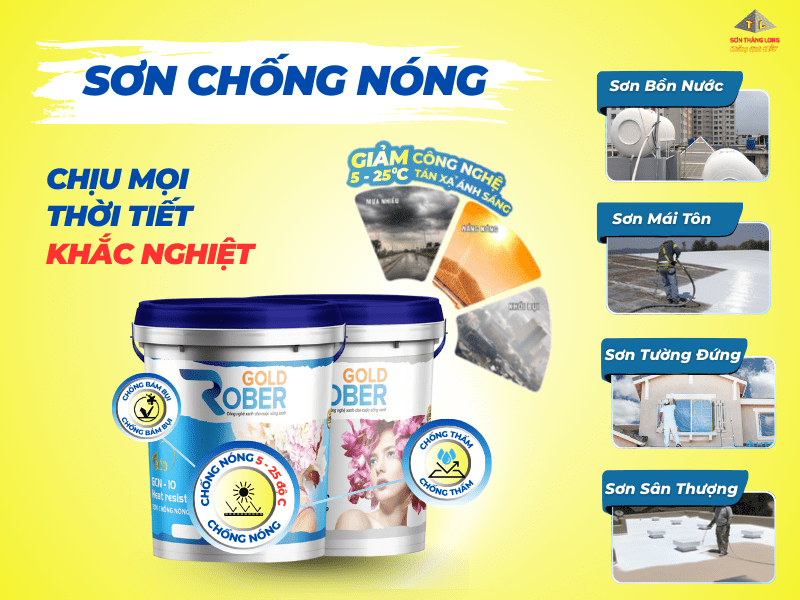 Sơn chống nóng hay tấm bạc cách nhiệt: Giải pháp nào phù hợp cho công trình? 2 sơn chống nóng